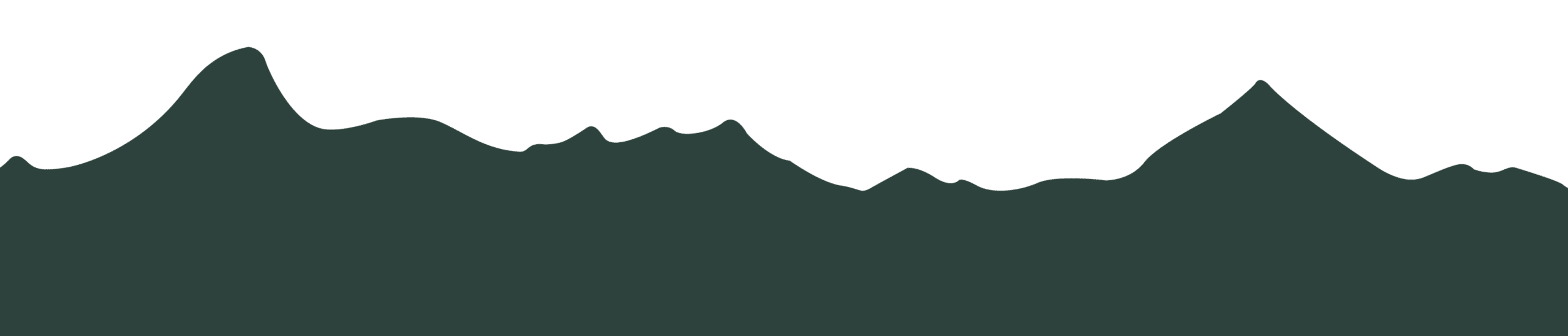 Chaîne de montagne, silhouette des Pyrénées